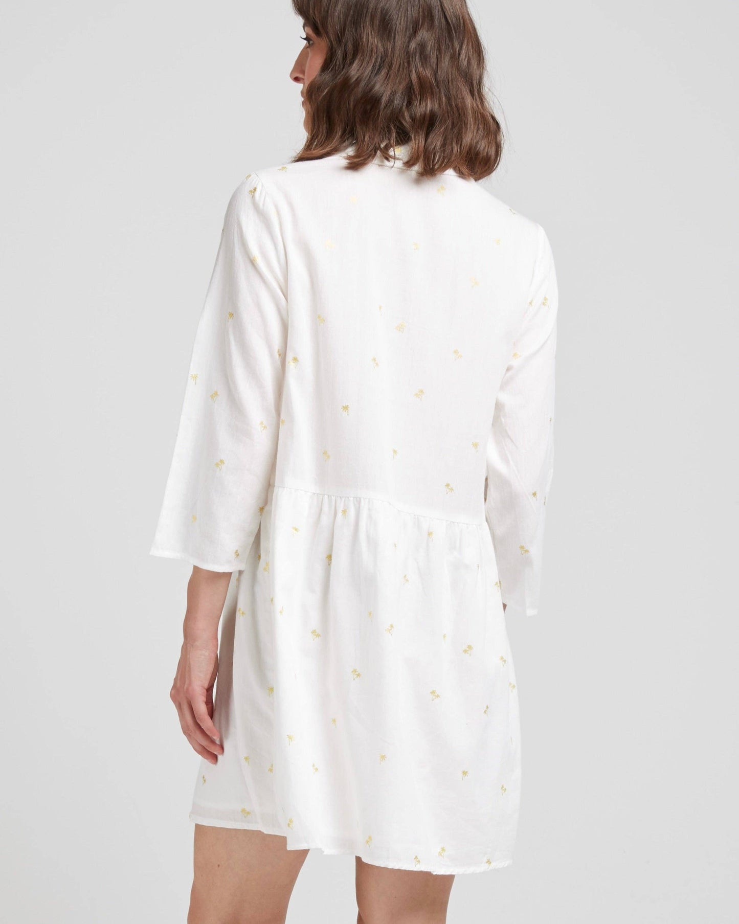 SLANDER White Cotton Dress