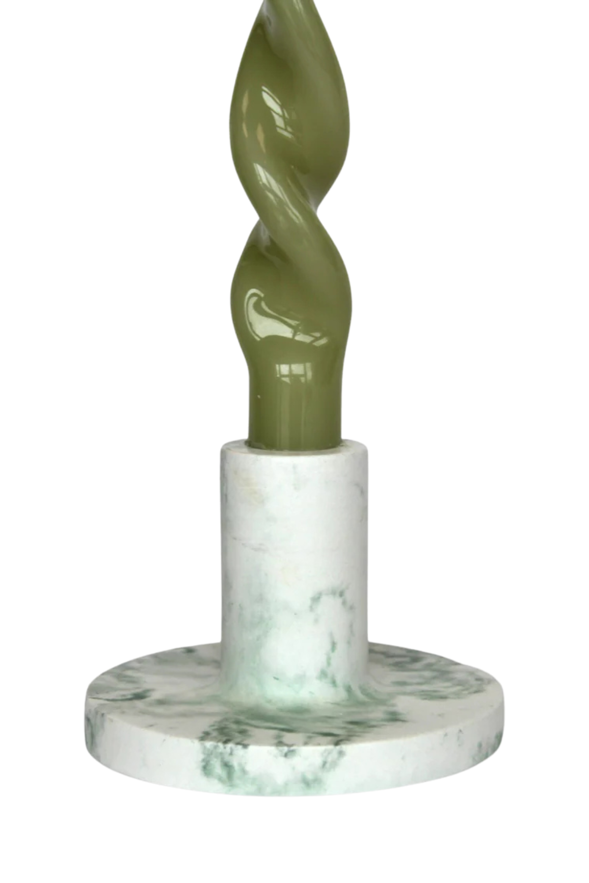 Taper Candle Holder - Green