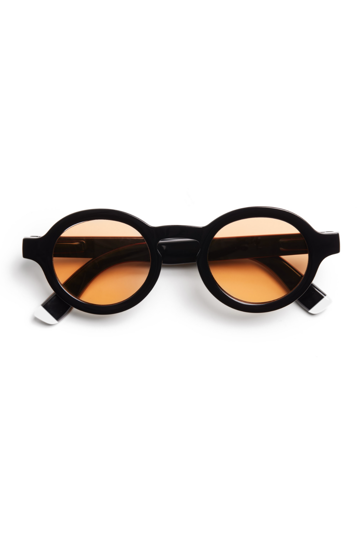 Charles Black Sunglasses - Orange Lens
