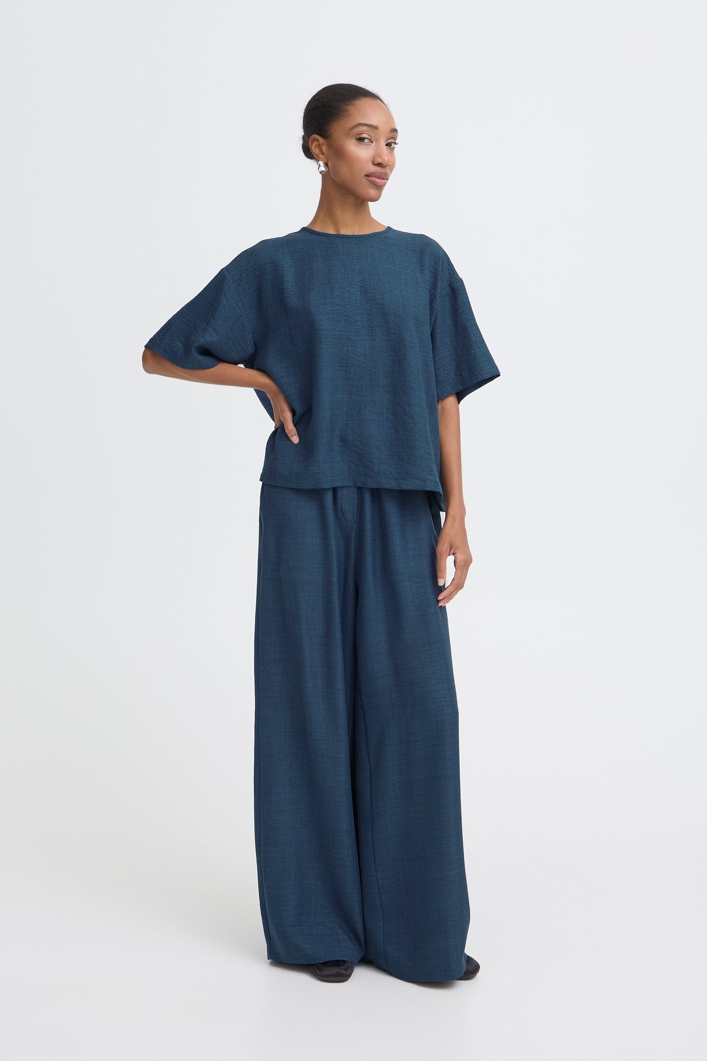 SALE2 - IHKATICO Navy Top