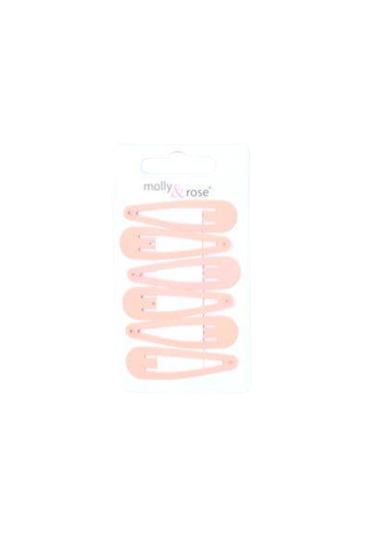 6 Pastel Colour Hair Clips