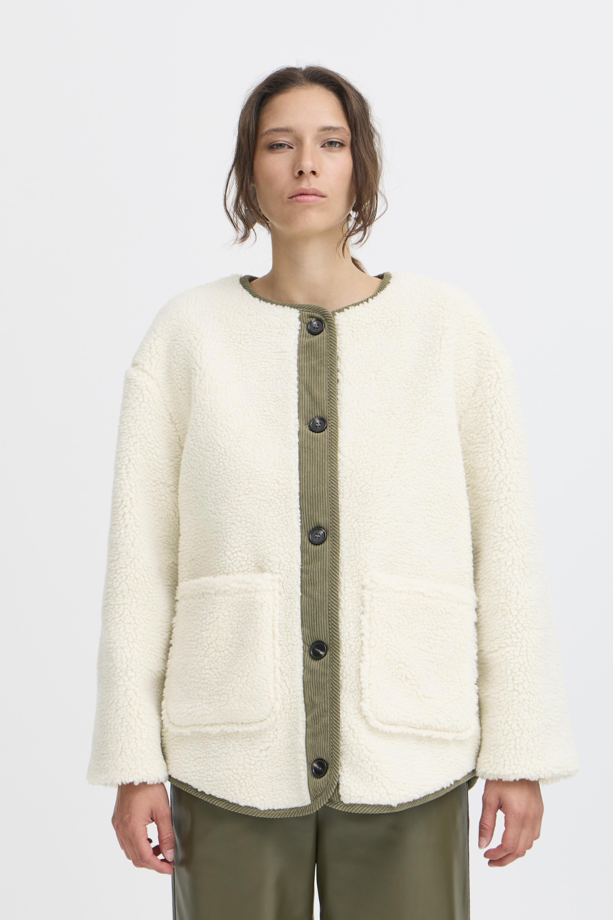 BYCOTTY JACKET - Cream/Khaki