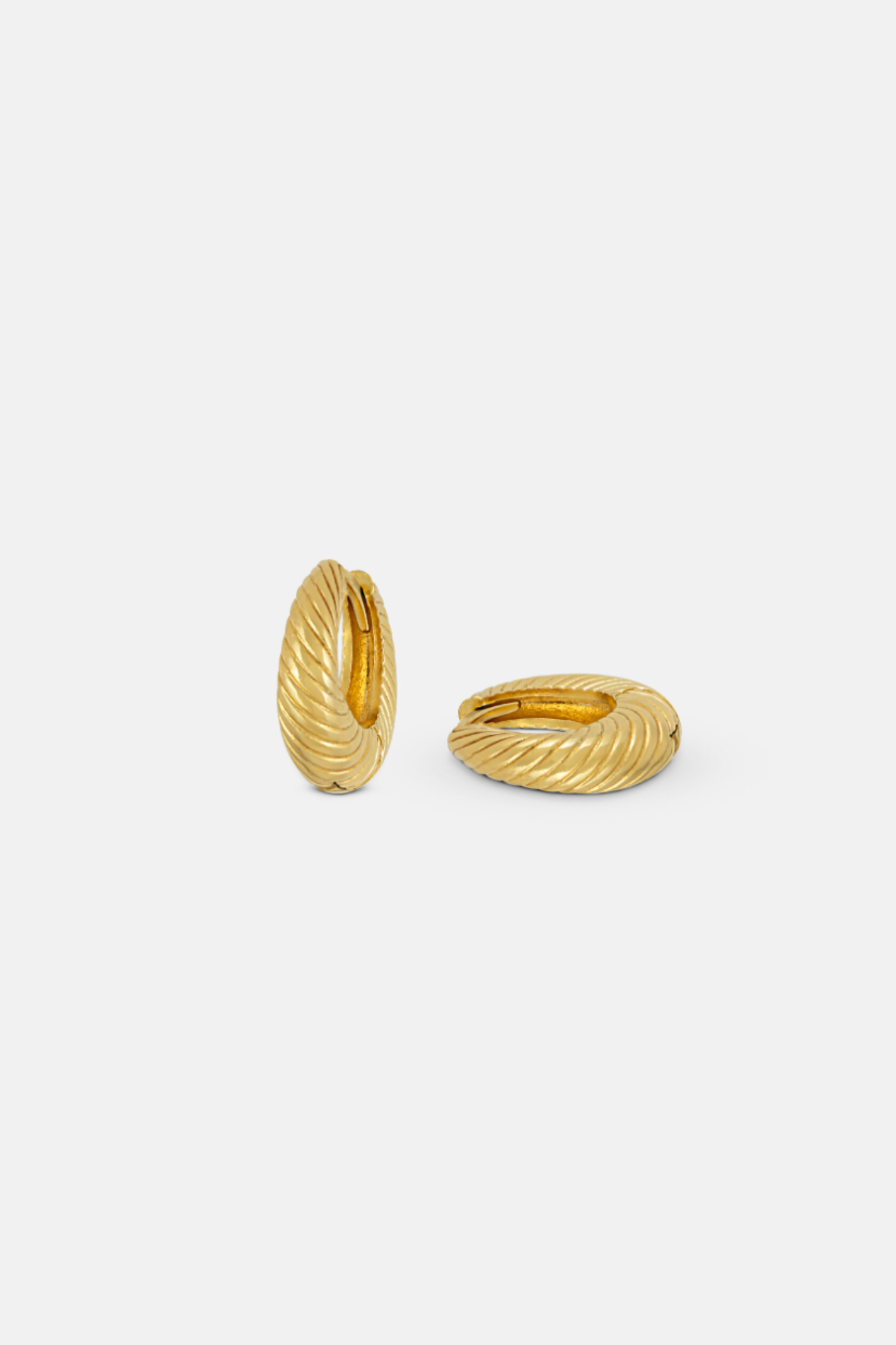 Gold Twist Earrings
