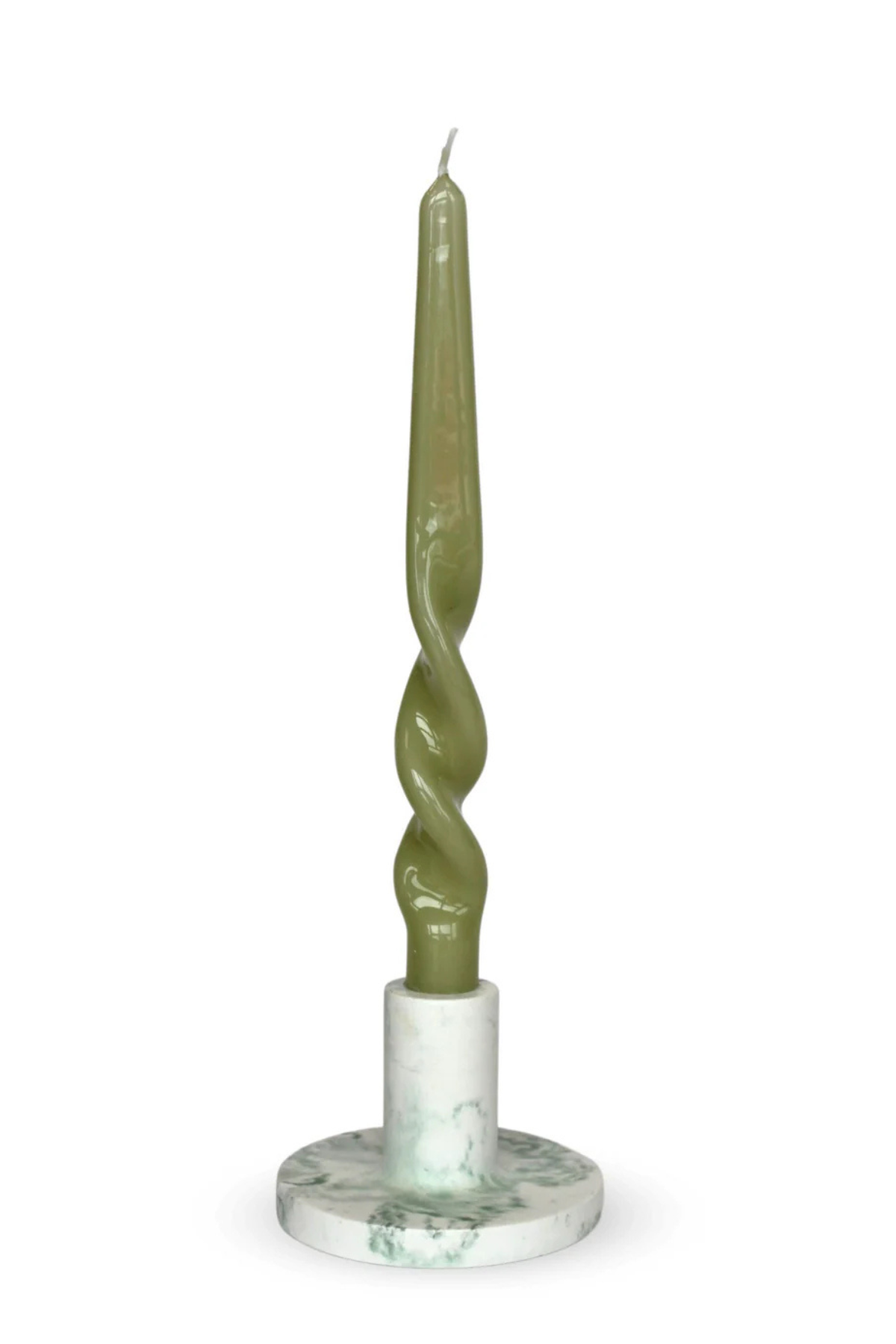 Taper Candle Holder - Green