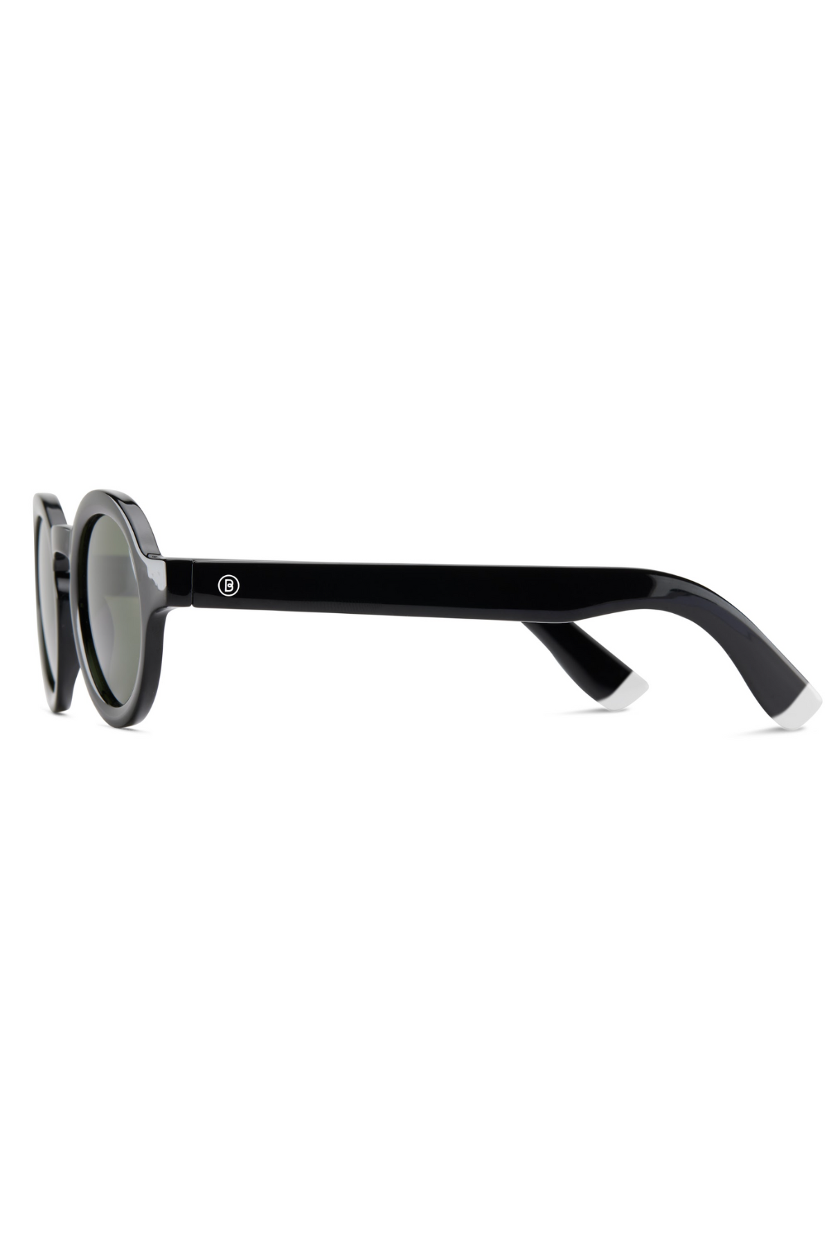 Charles Black Sunglasses - Green Lens