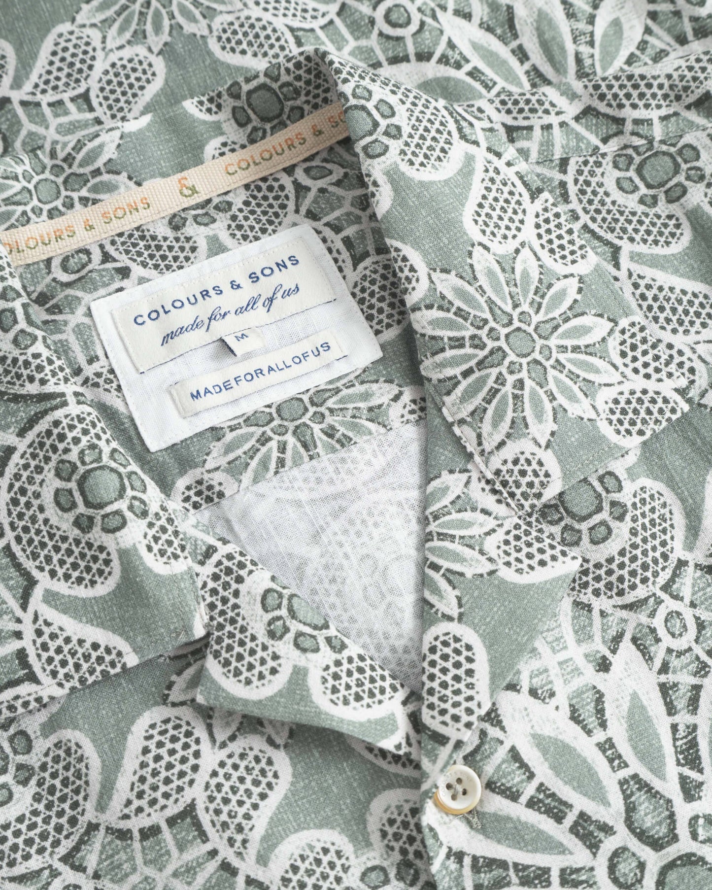 Japanese Tile Collared Shirt