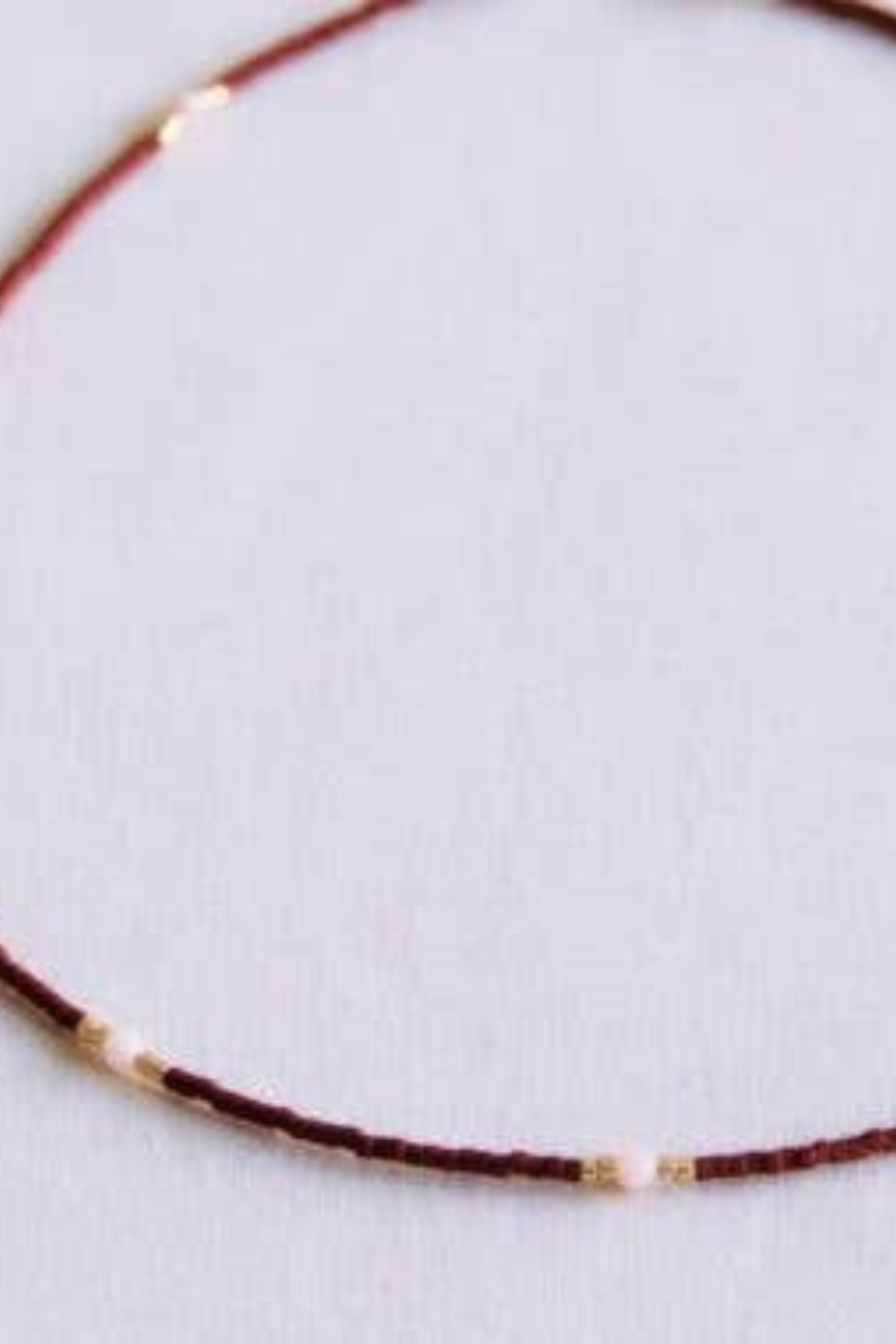 Miyuki necklaces - Chocolate Crush