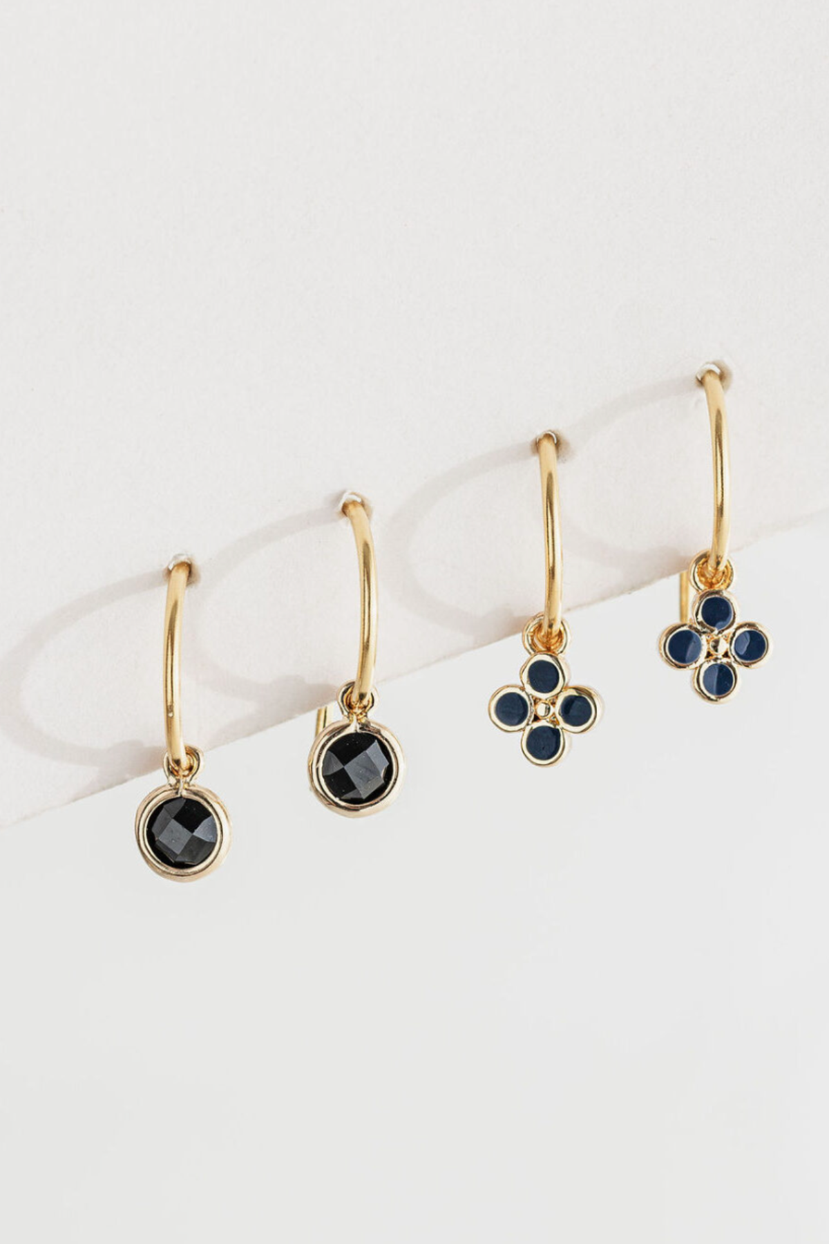 Gold Noir Spirit Earrings