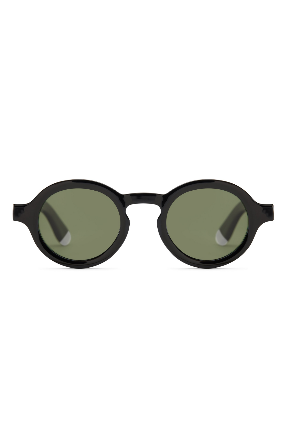 Charles Black Sunglasses - Green Lens