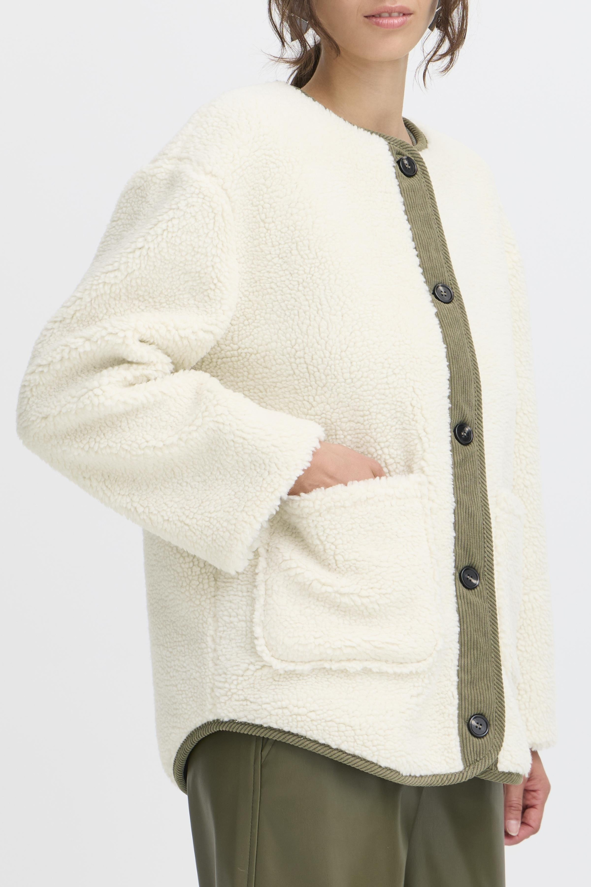 BYCOTTY JACKET - Cream/Khaki