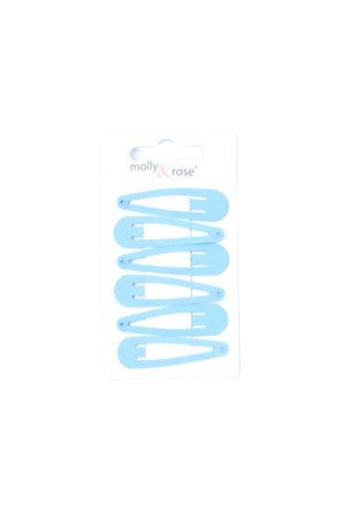 6 Pastel Colour Hair Clips