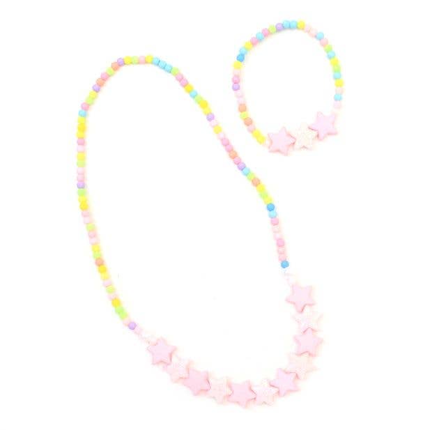 Kids Star Stretch Jewellery Set (Bracelet and Necklace)
