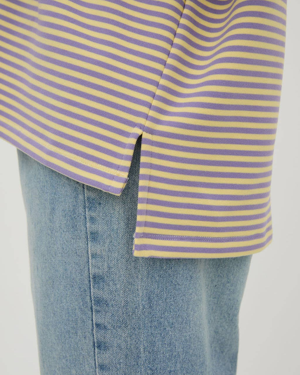 Sara Striped A-Line Tee