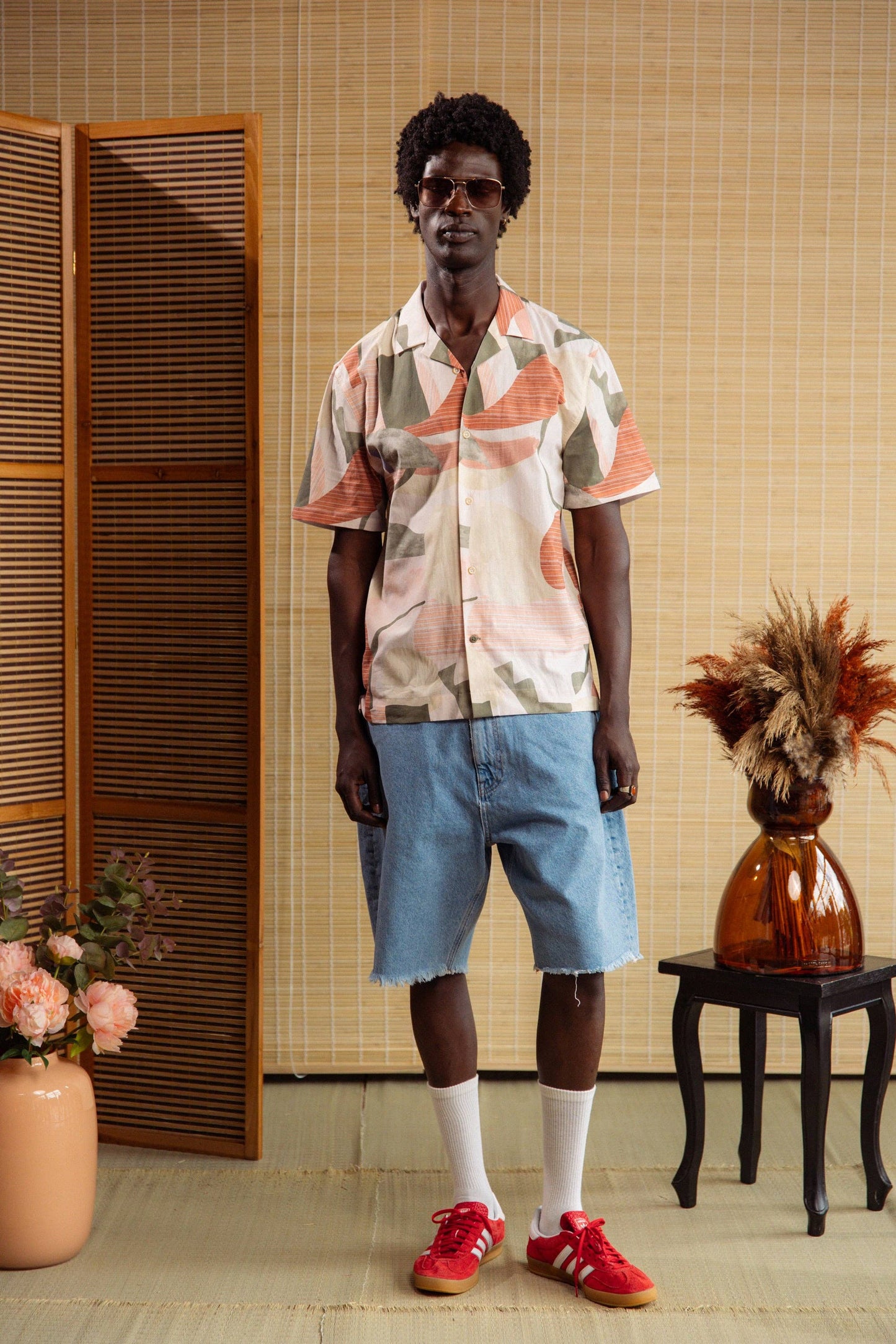 Koi Painting Collared Shirt