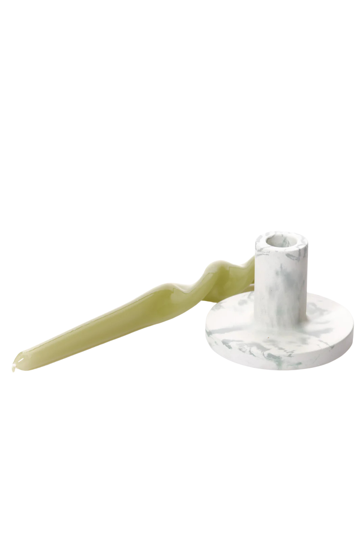 Taper Candle Holder - Green