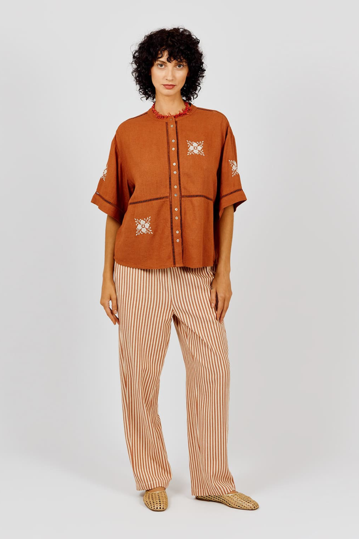 SALE2 - Woven Cotton Trousers