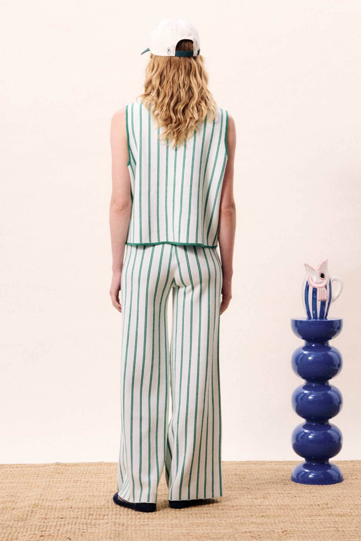 Green Stripe Waistcoat