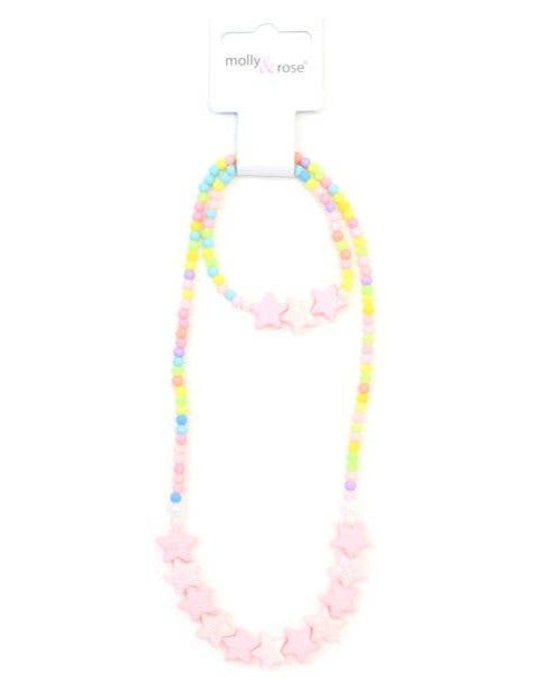 Kids Star Stretch Jewellery Set (Bracelet and Necklace)