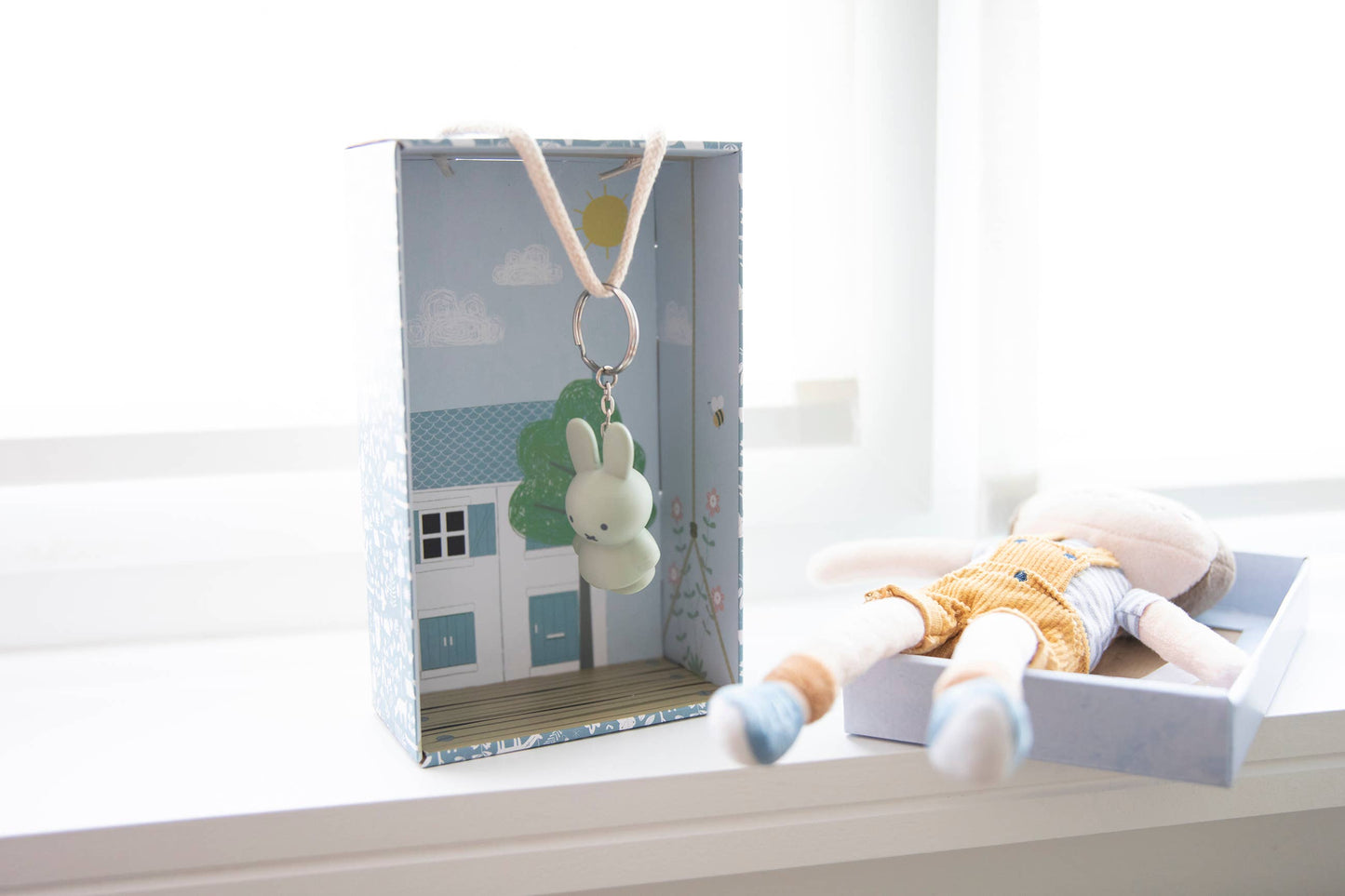 Miffy Keyring - Eucalyptus Green
