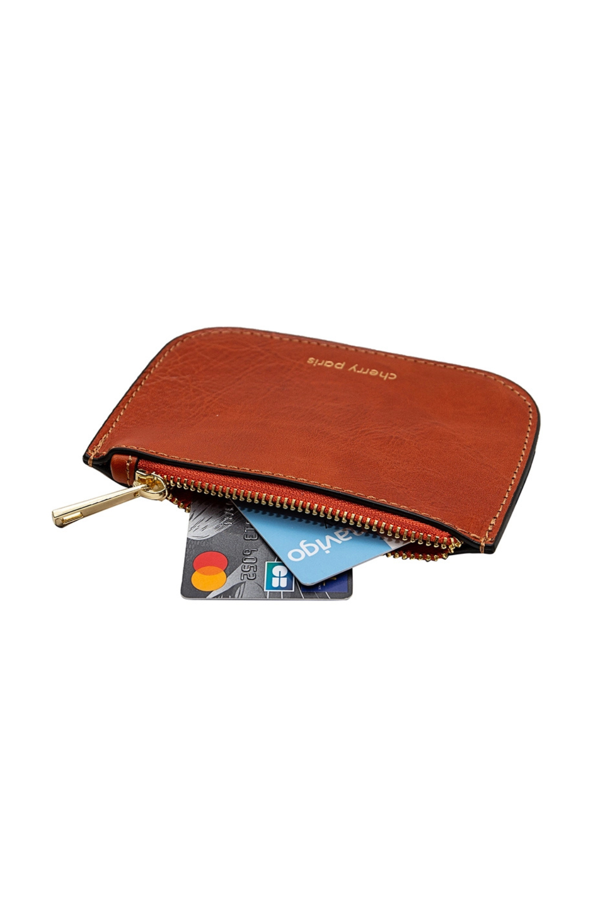 Nathalie Small Leather Pouch