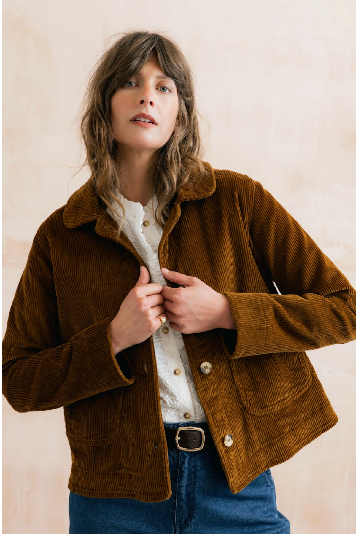 Ash Jacket Plain Jumbo Cord