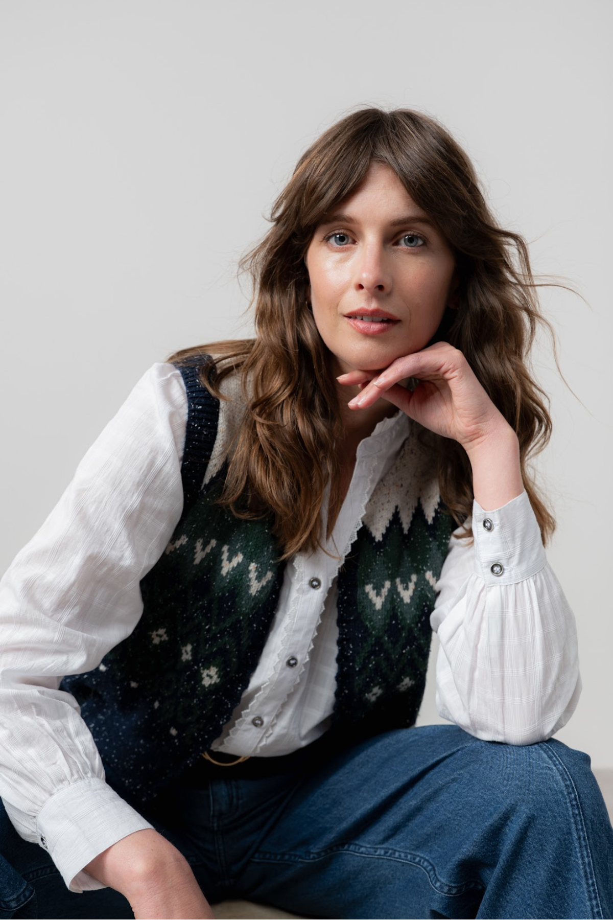 Suvi Waistcoat Tank Fleck Knit