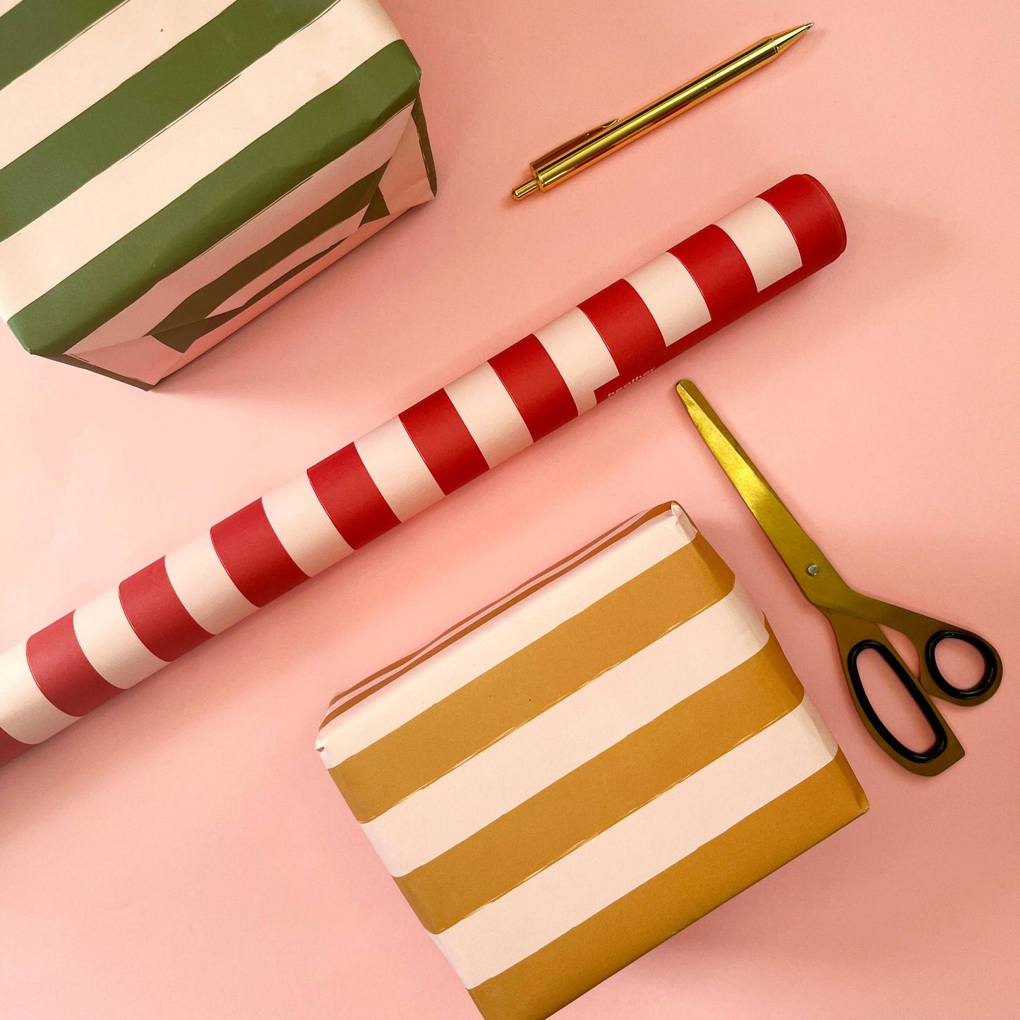 Luxury Striped Wrapping Paper