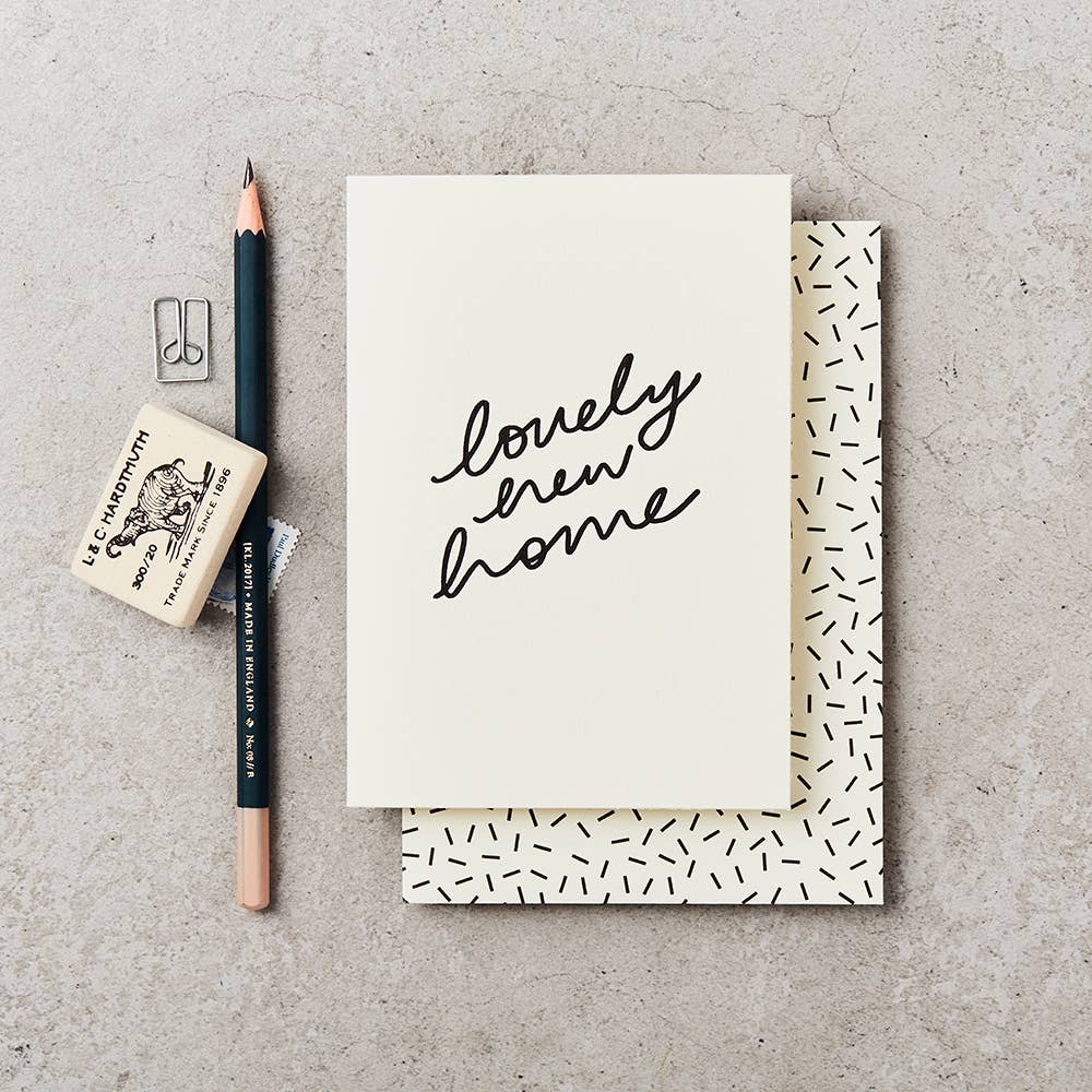 'Lovely New Home' Card