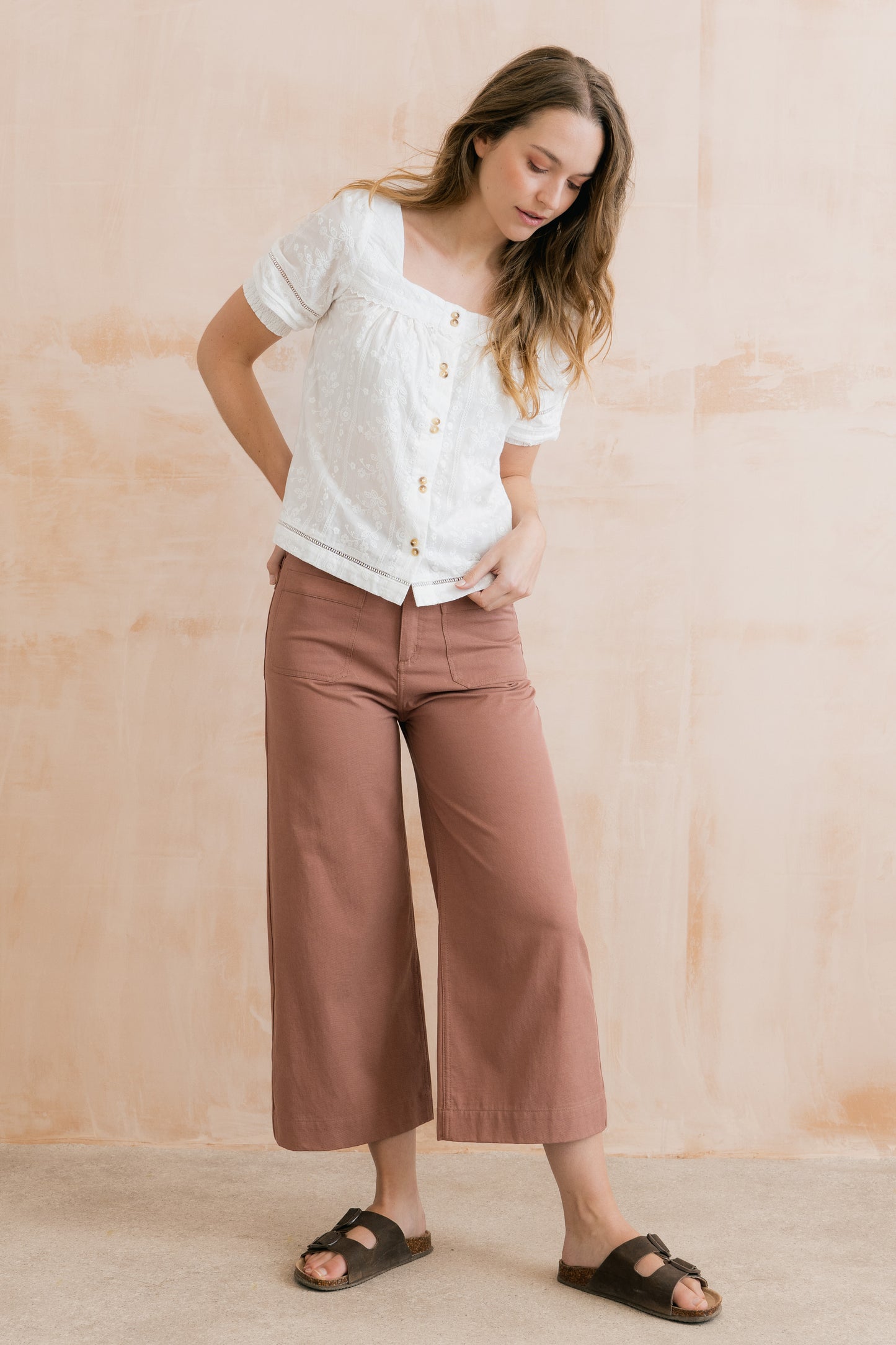 Poppy Blouse - Embroidered White