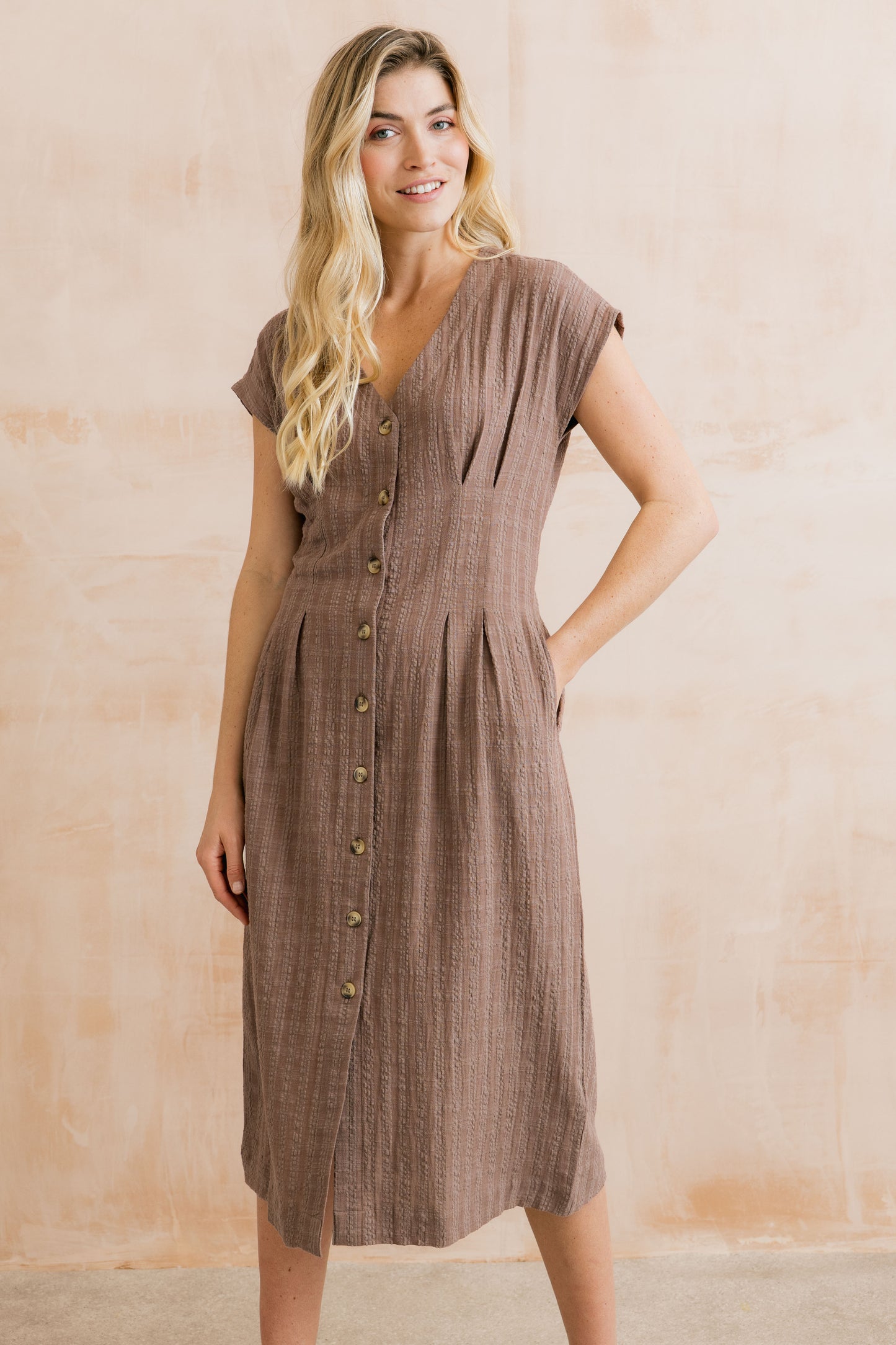 SALE - Drift Seersucker Dress