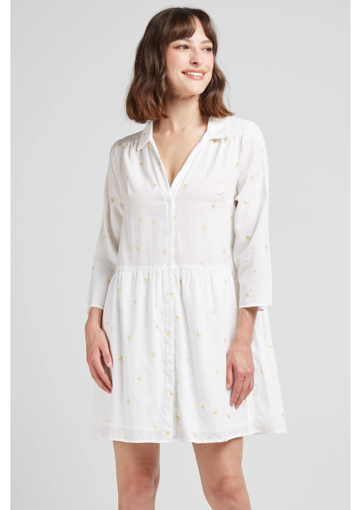 ISLANDER White Cotton Dress