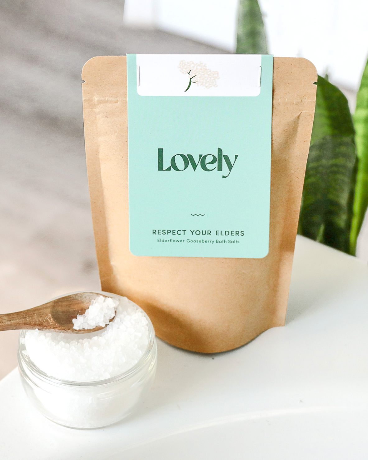Elderflower Gooseberry Bath Salts