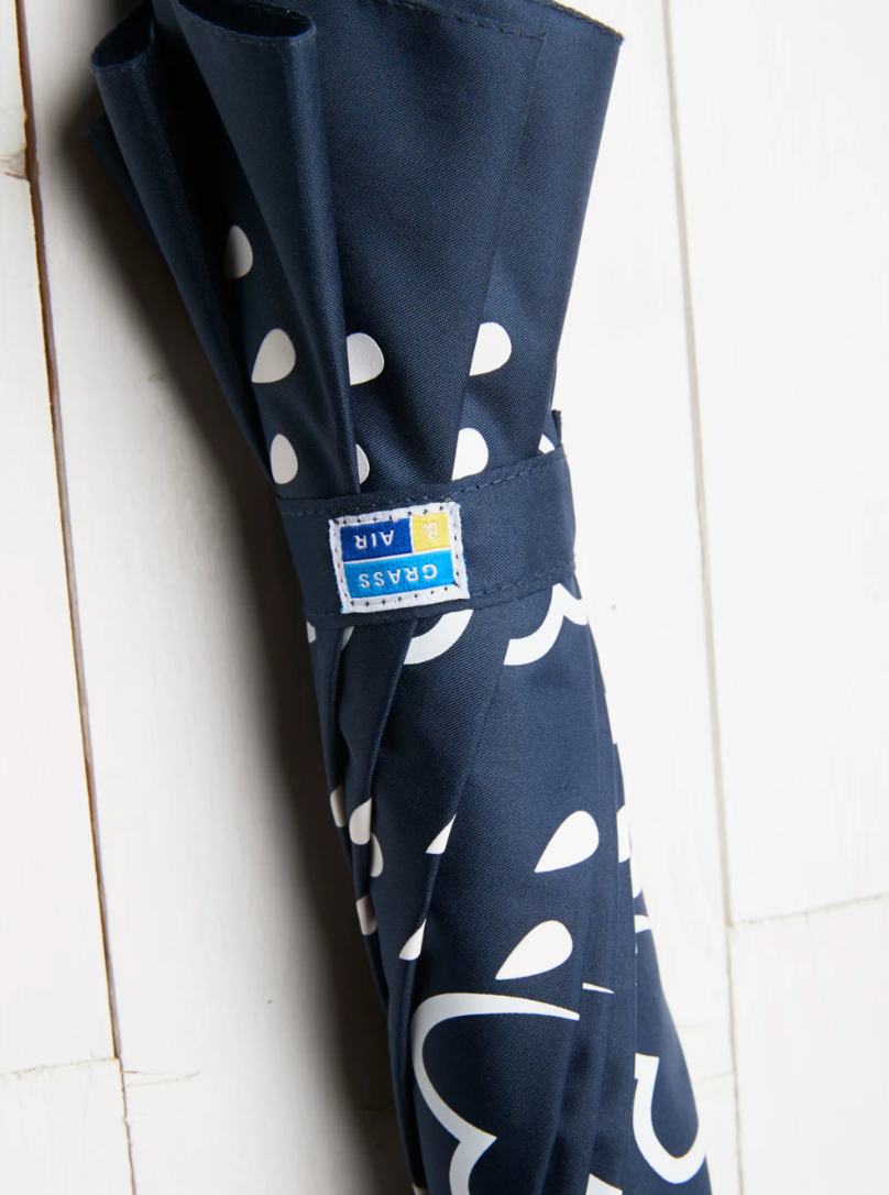 Colour-Revealing Kids Umbrella in Navy