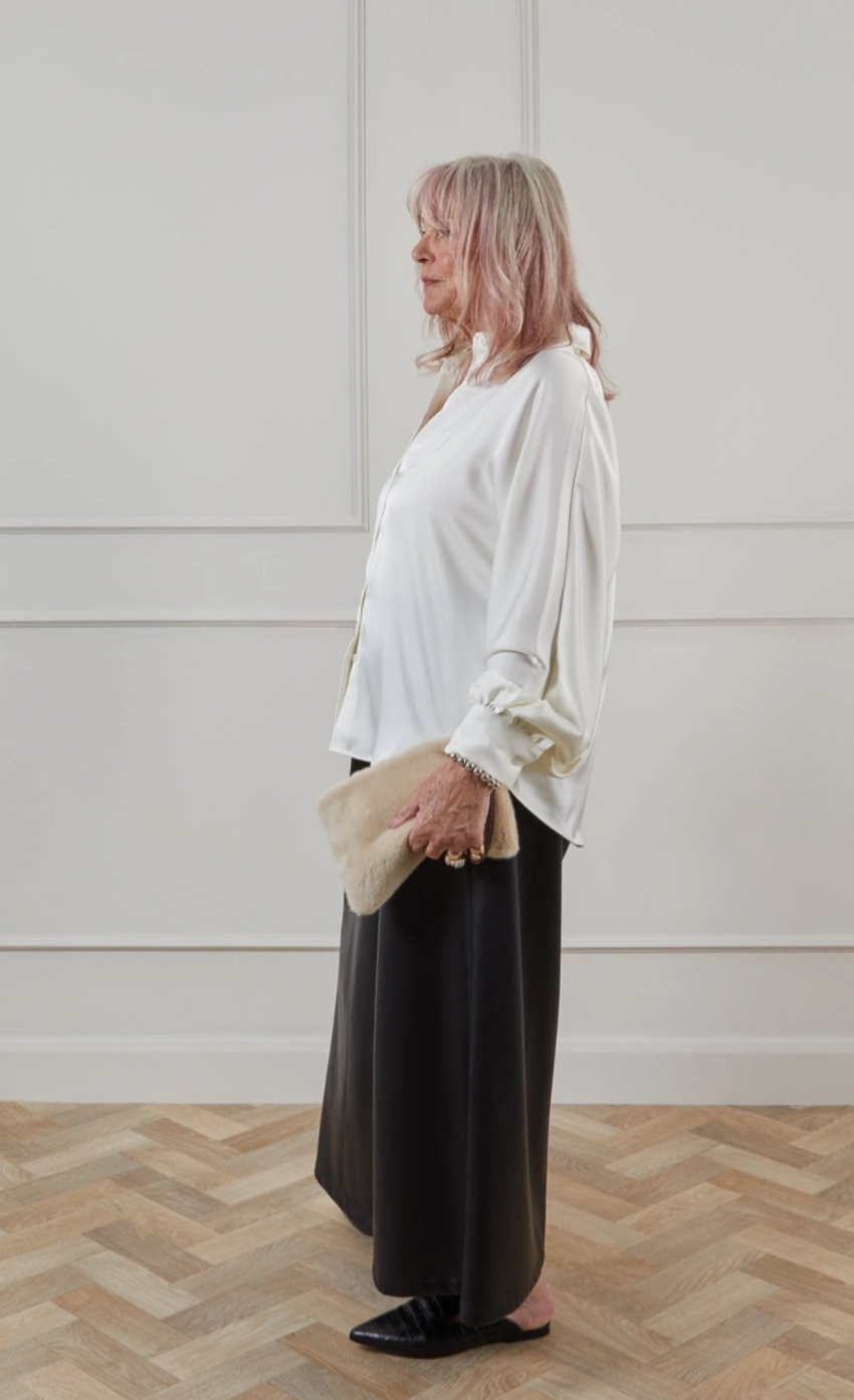 Fur Pouch Clutch Bag