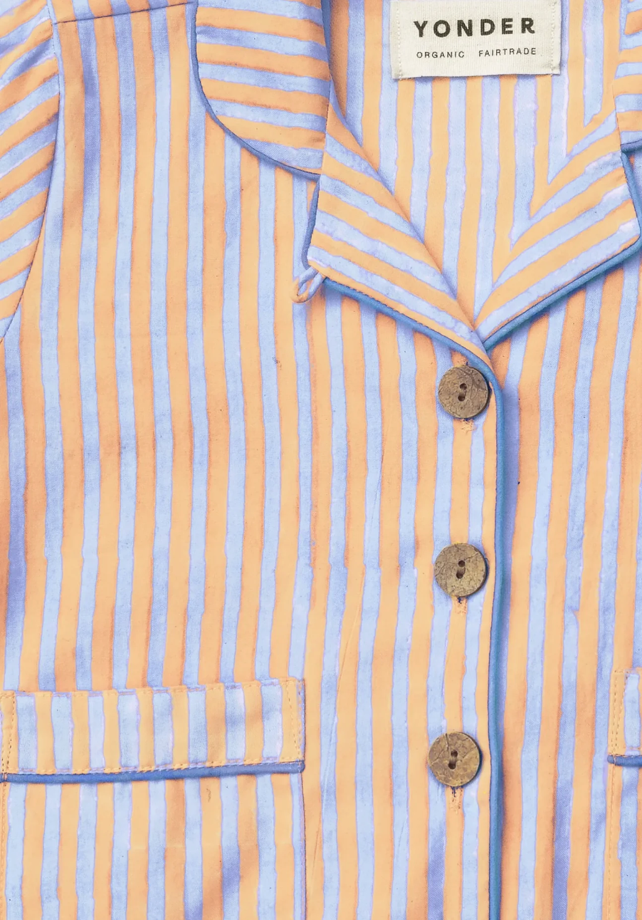 Organic Cotton Pyjamas - Candy Stripe