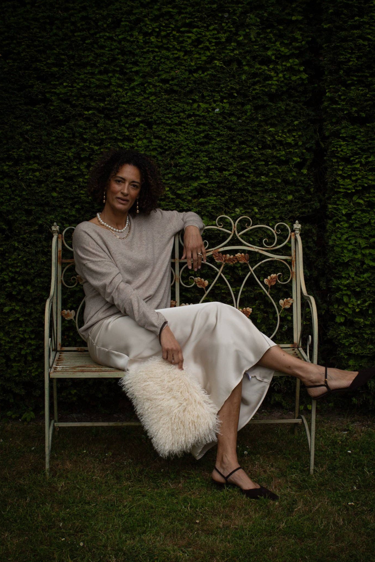 Maeve Skirt - Champagne