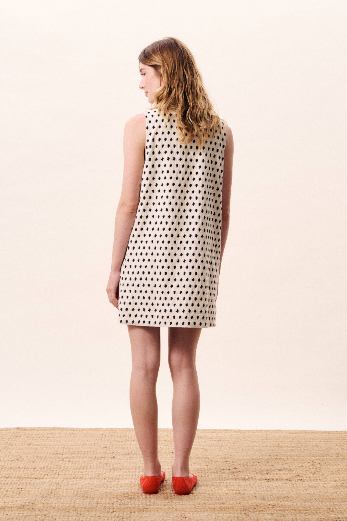 Polka Dot Shift Dress