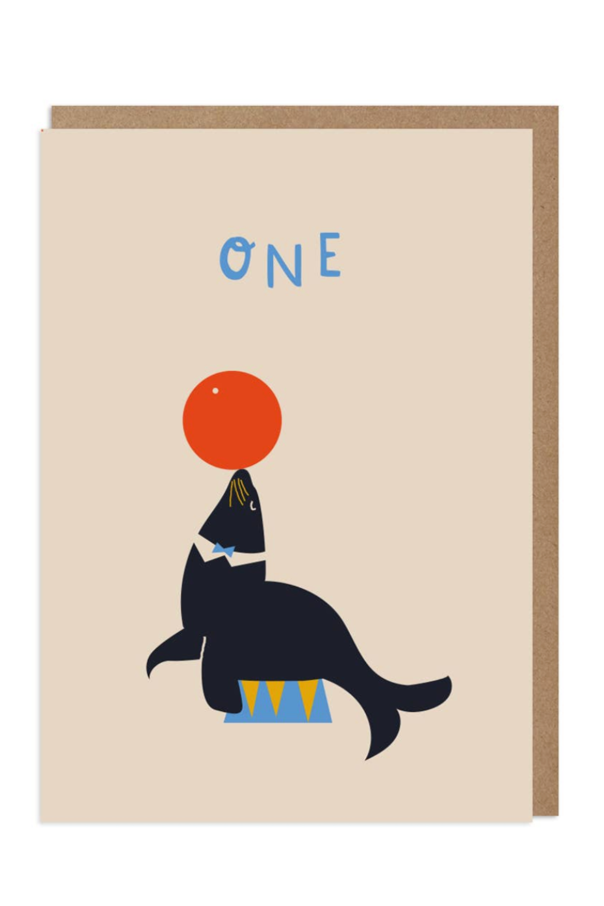 1 Year Old - Seal Birthday Card