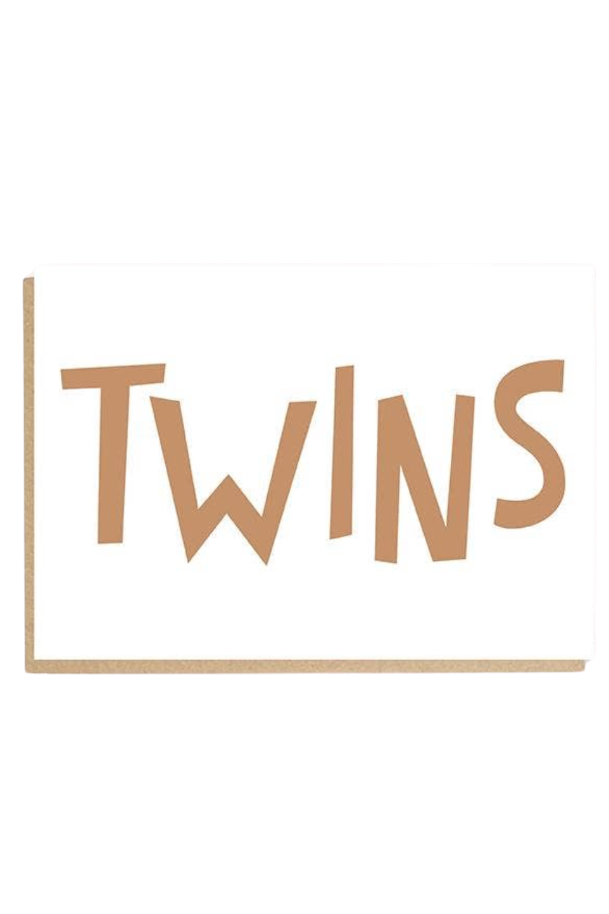 Twins Baby Card