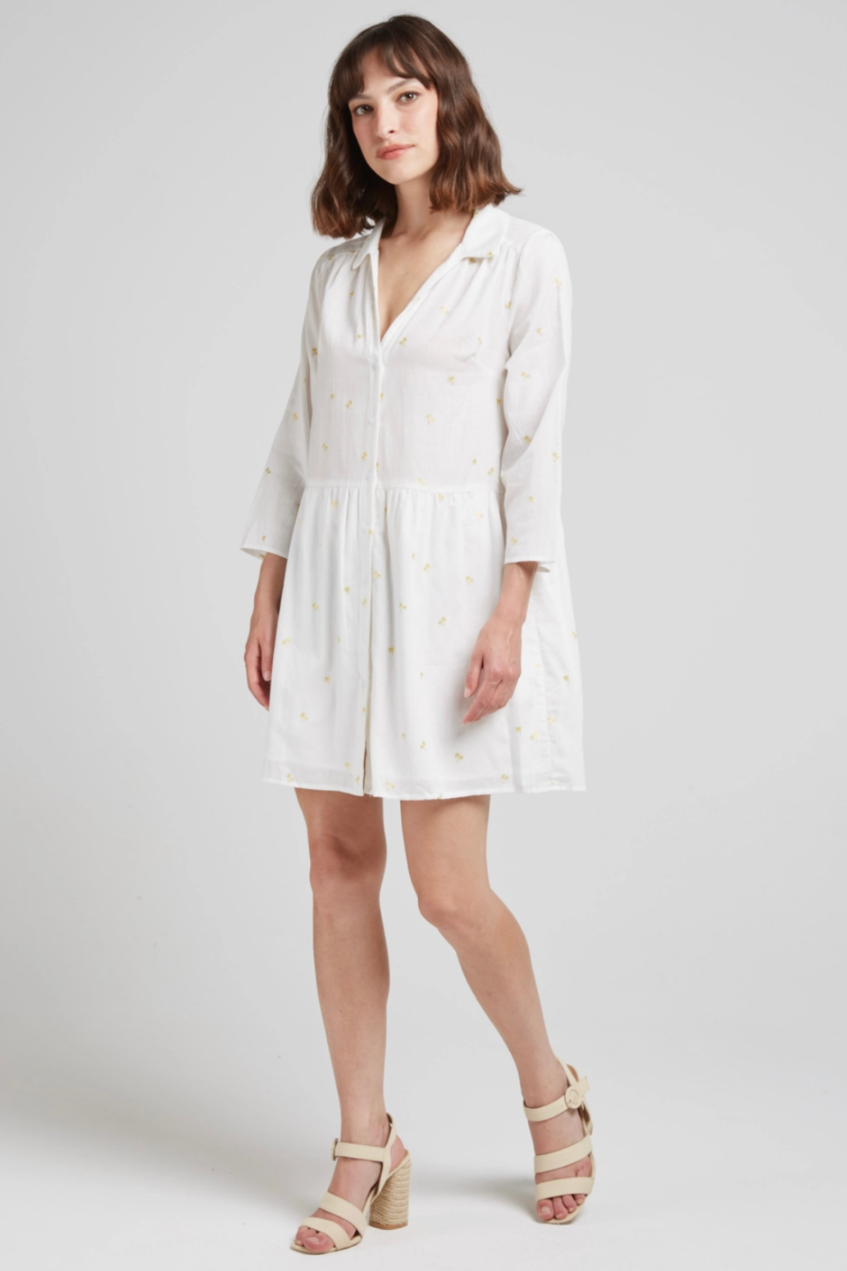 ISLANDER White Cotton Dress