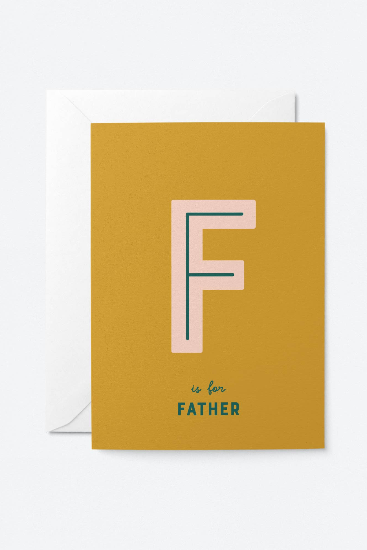 'F is for Father' Card