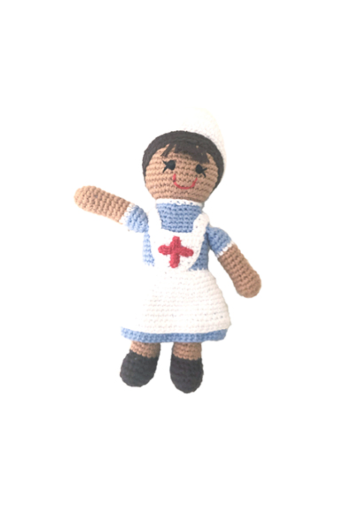 Hand Knitted Baby Toy - Nurse Doll