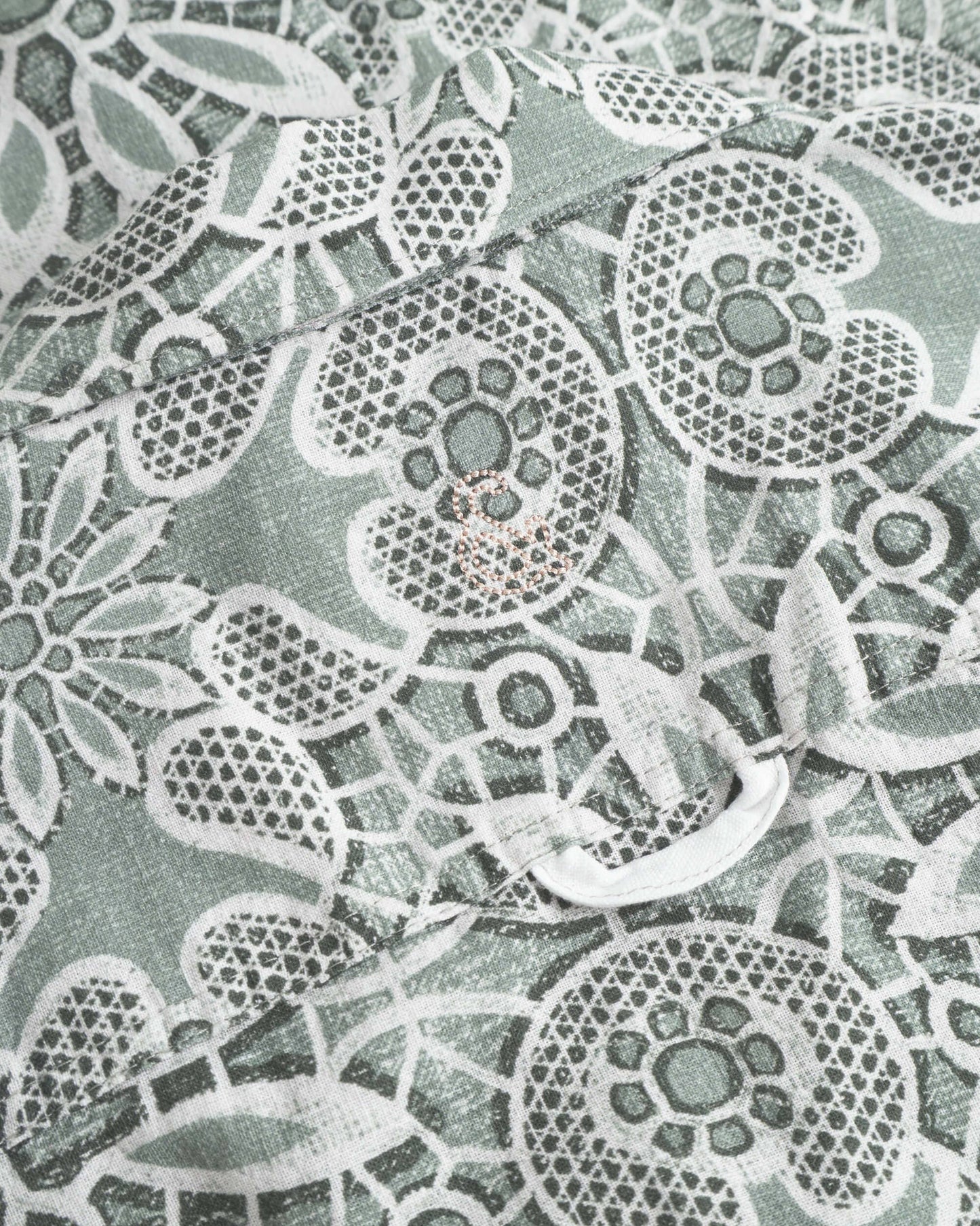 Japanese Tile Collared Shirt