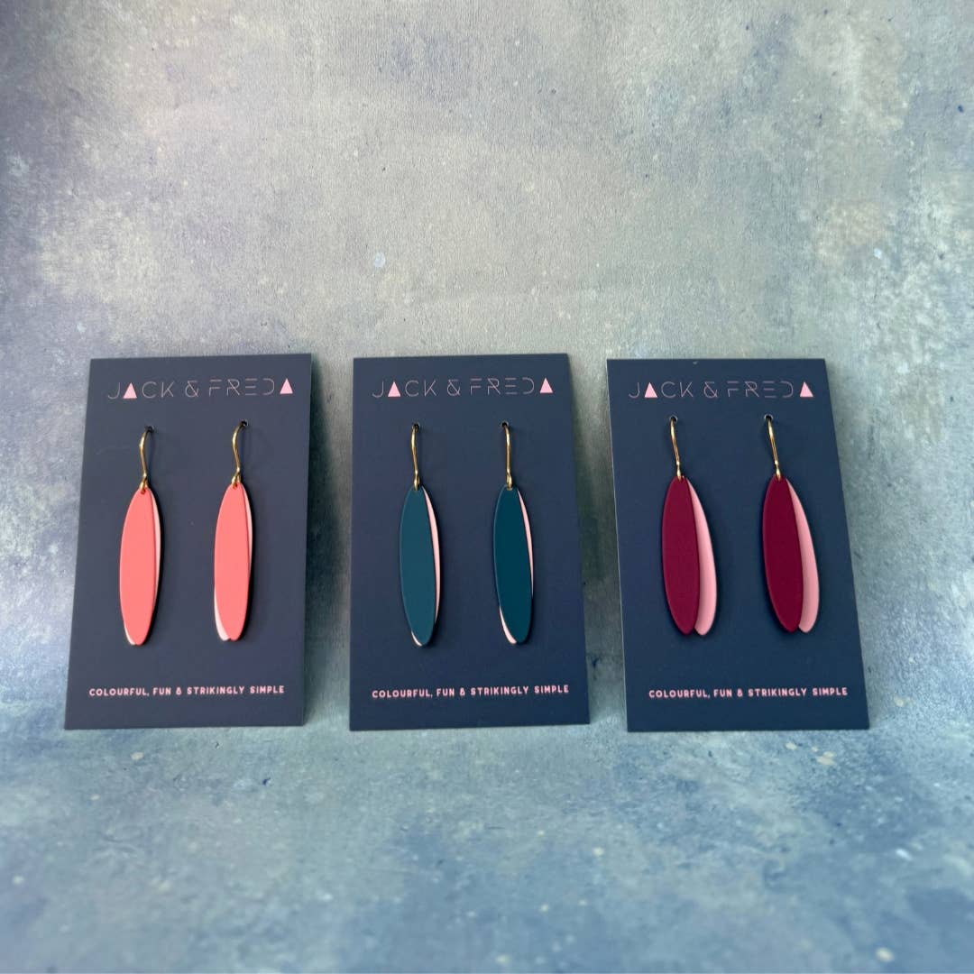 Jack & Freda - Colour Splash Earrings - Dopamine Softs