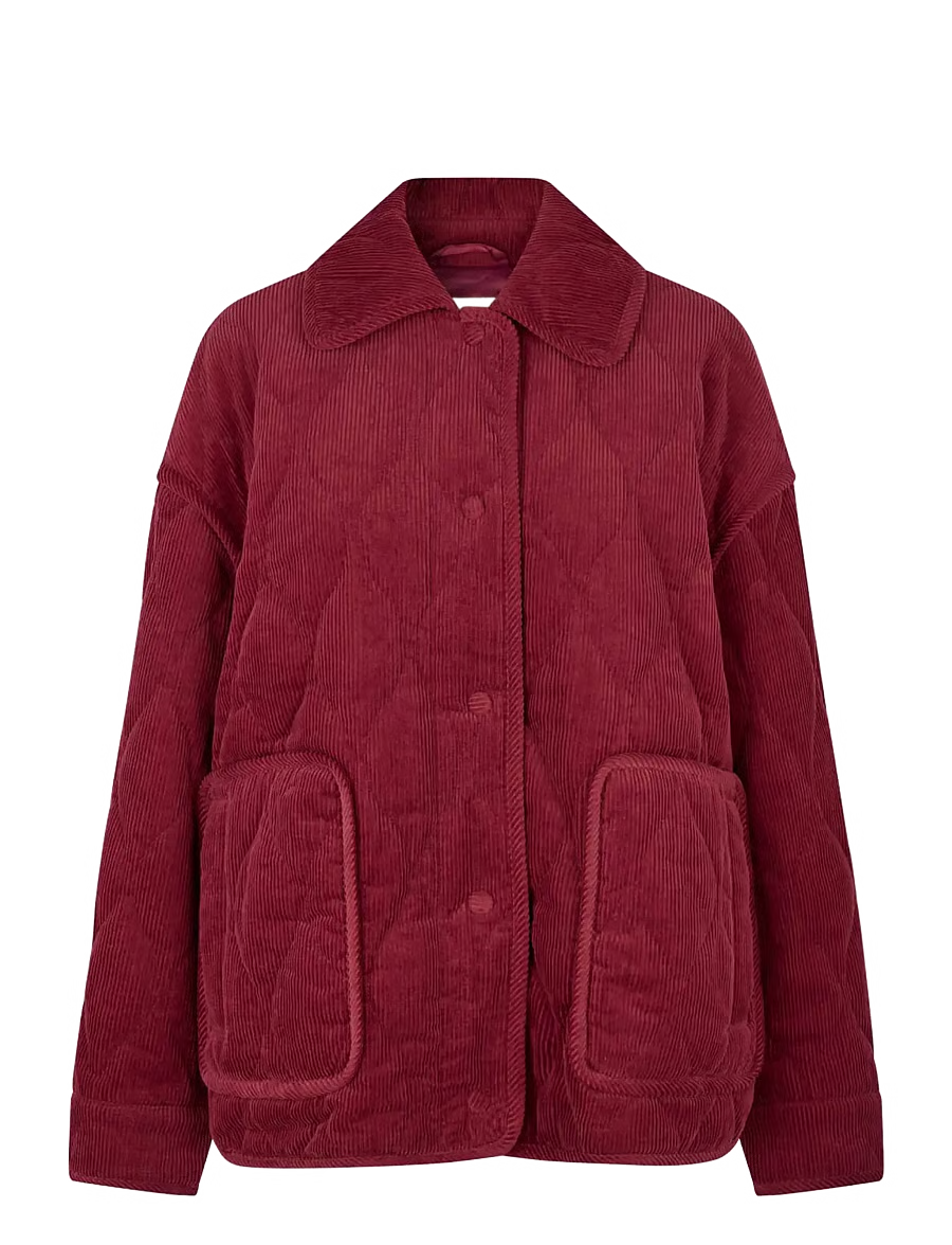 MaTalyra Quilted Jacket - Tibetan Red