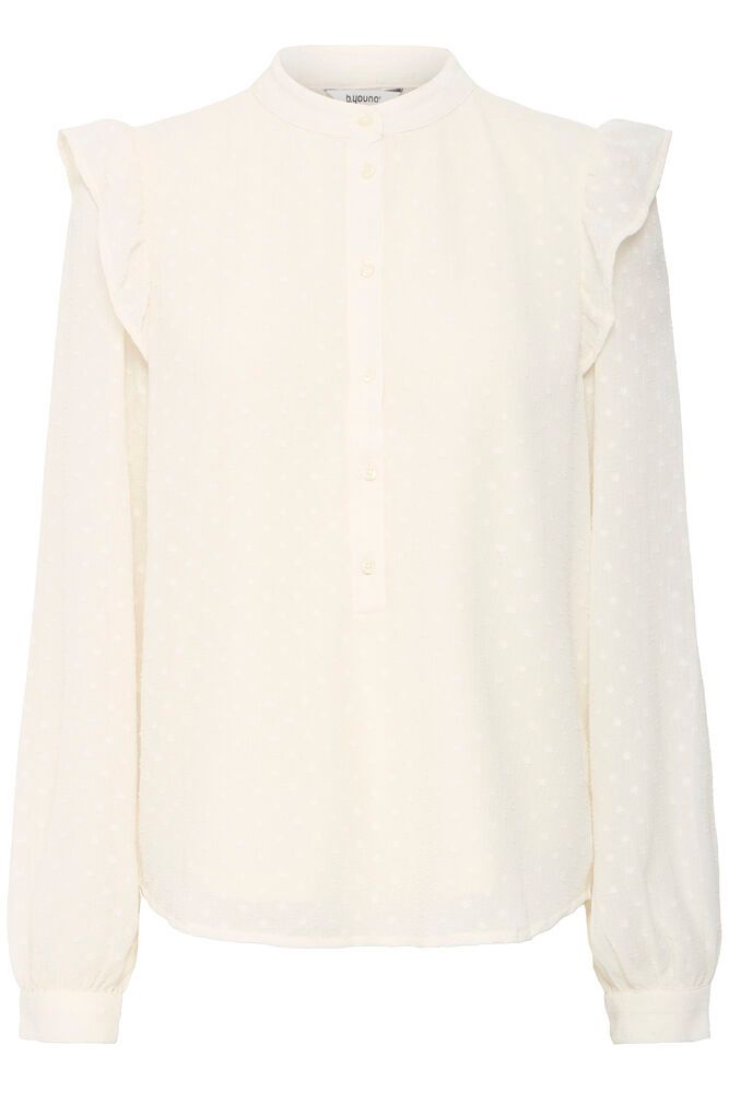 Polka Dot Blouse - Birch White