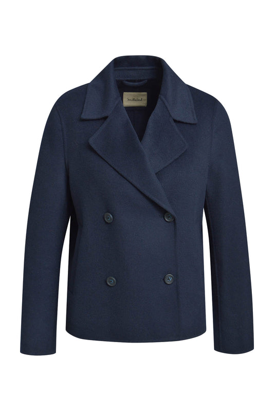 Short Wool Blended Jacket