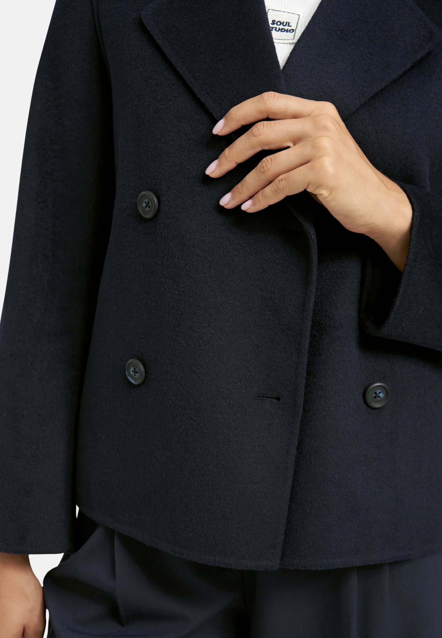 SALE3 - Short Wool Blended Jacket