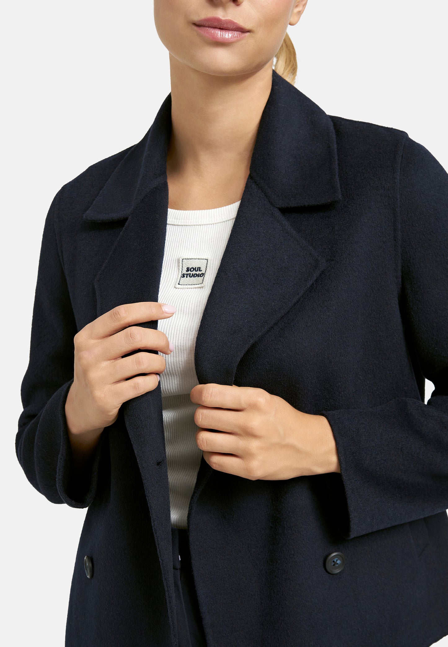 SALE3 - Short Wool Blended Jacket