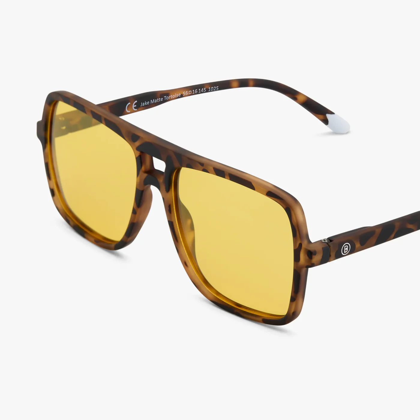 Jake Matte Tortoiseshell Amber Sunglasses